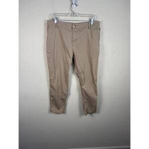 Bird Dogs Golf Pants 34x27 Lined Chino Beige Khaki Stretch
